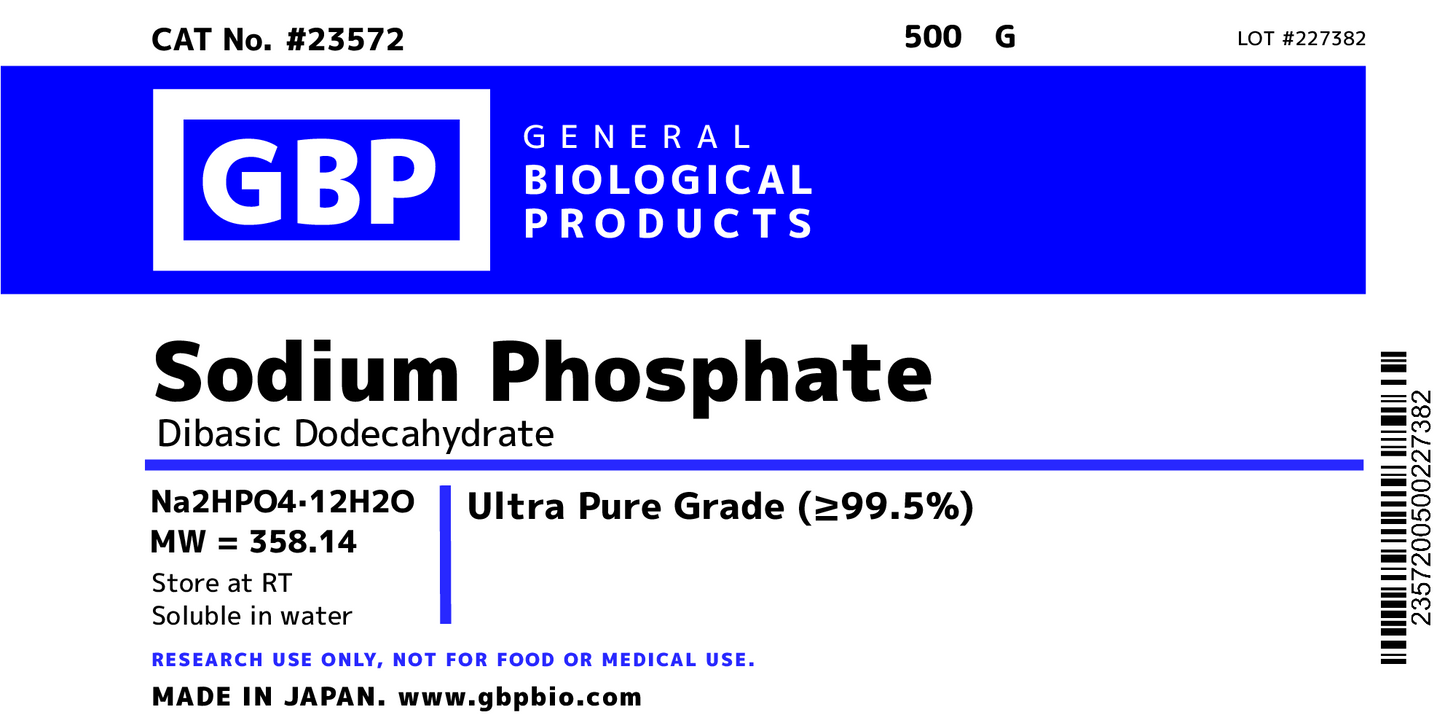 Sodium Phosphate Dibasic Dodecahydrate